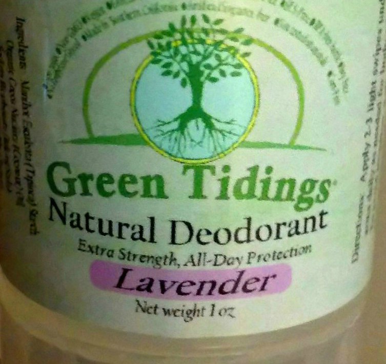 Green Tidings enhanced 1 - Non-toxic Deodorant: No Aluminum, Parabens, or Propylene Glycol